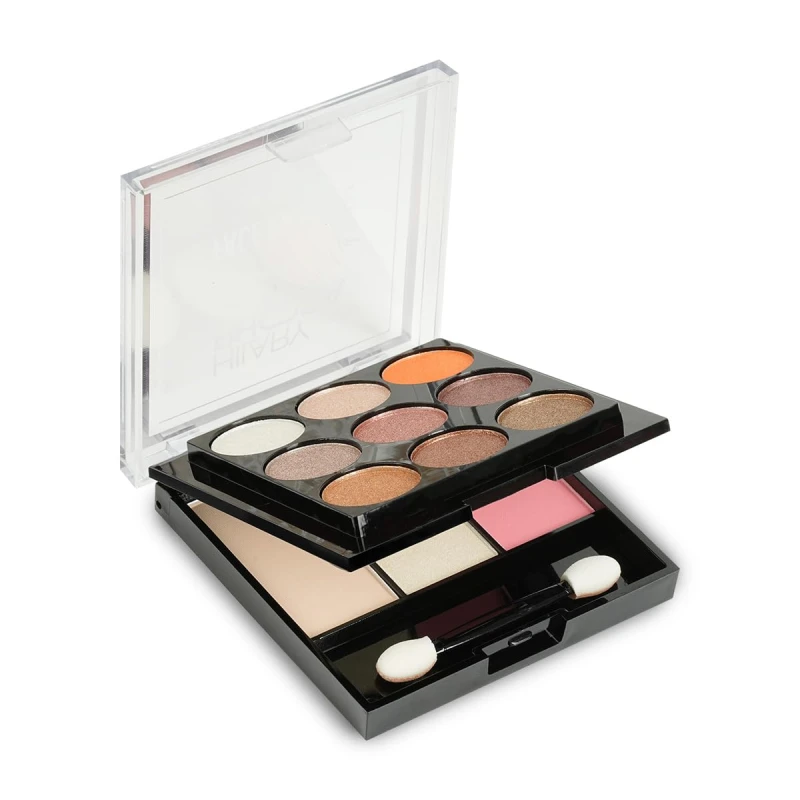 Hilary Rhoda Glow Up Face Palette | Face Palette with Blush, Highlighter, Face Powder & Eyeshadows | Highly Pigmented Face Palette | Available in 4 Variants | 20.6g (Shade 01) thumbnail 9